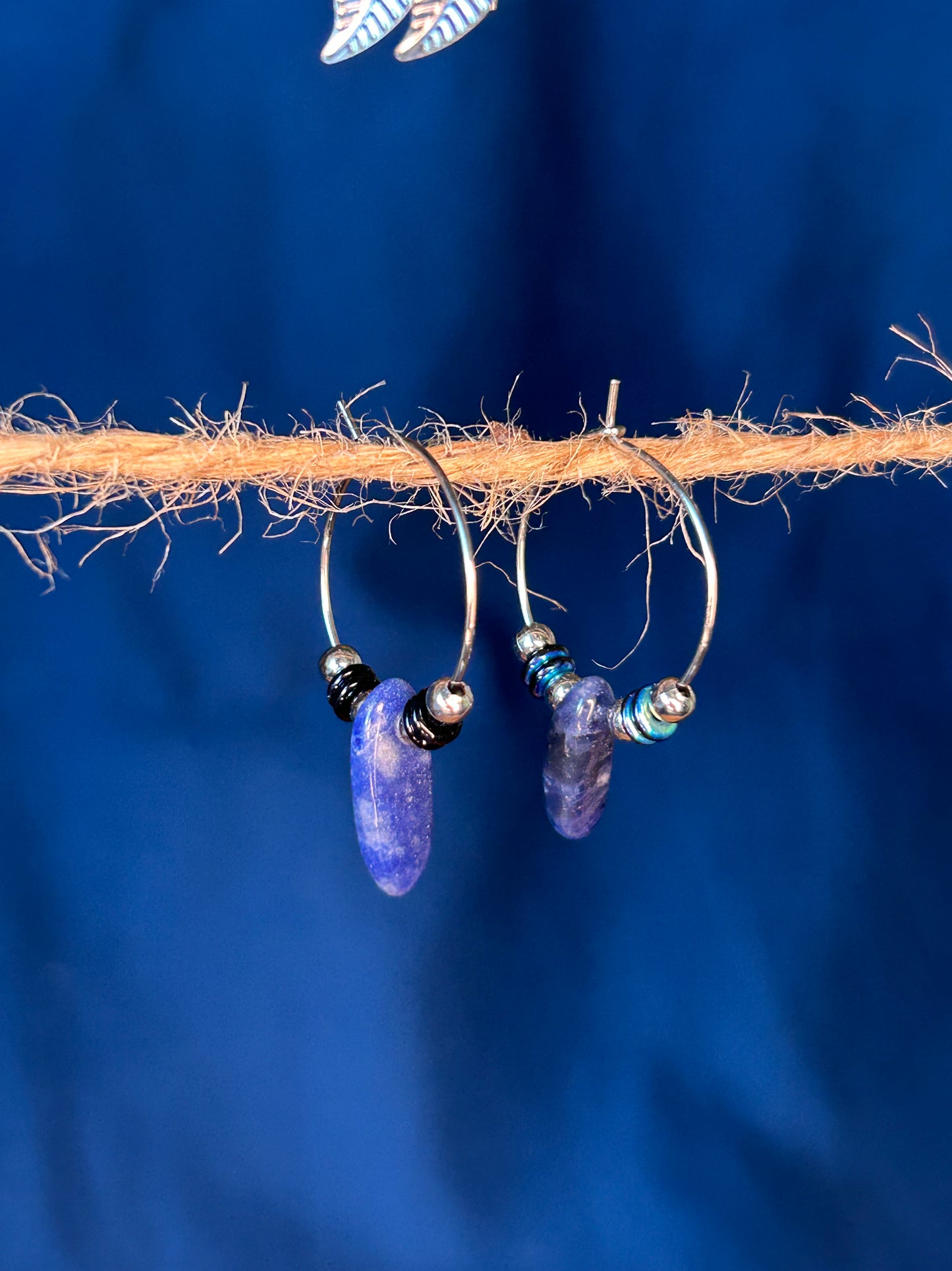 Orecchini Sodalite