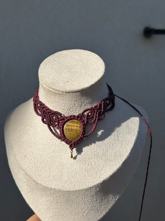 Collana LEYLA con Occhio di tigre
