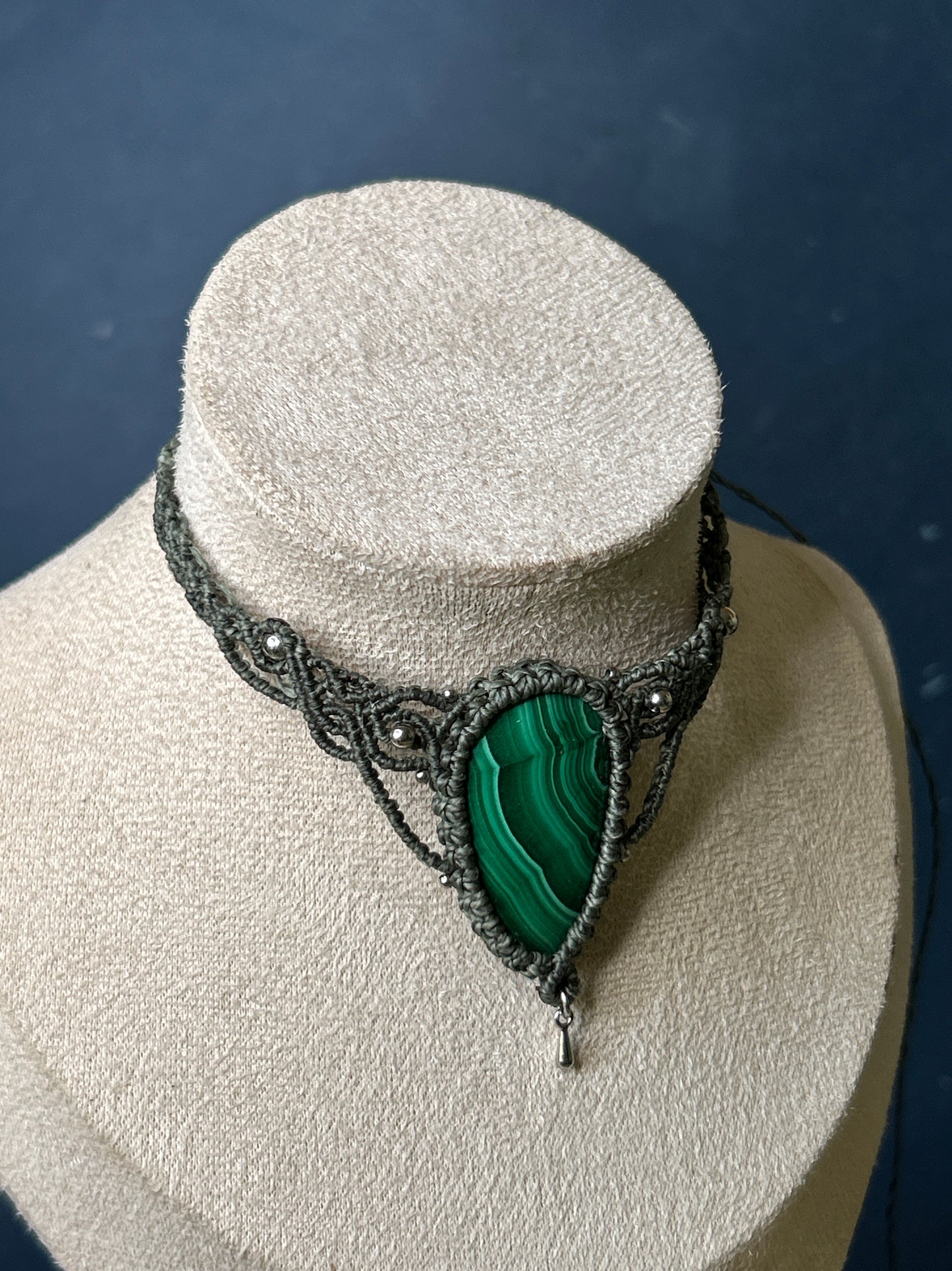 Collana LEYLA con Malachite