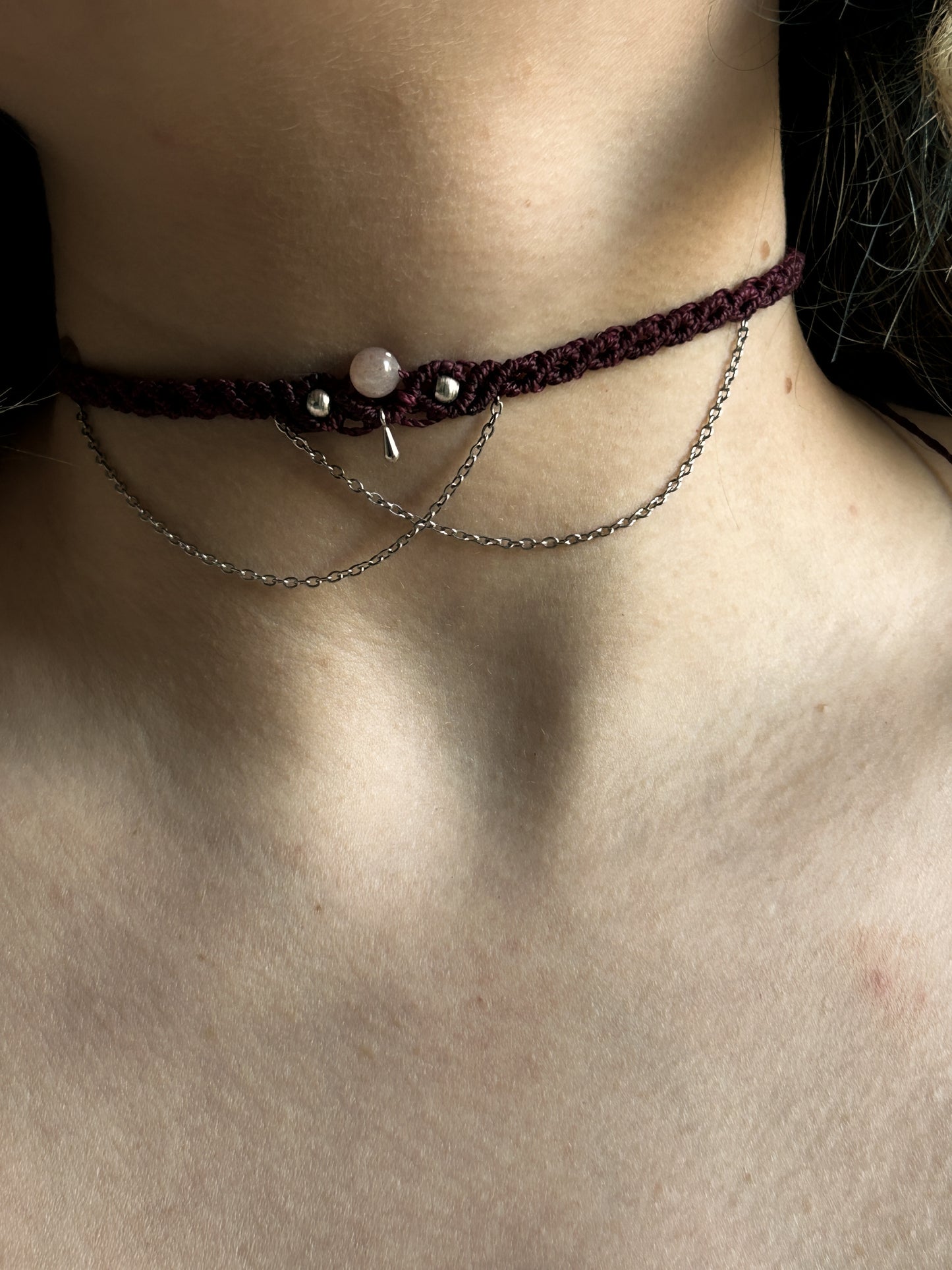 Choker ARYA con Pietra di Luna