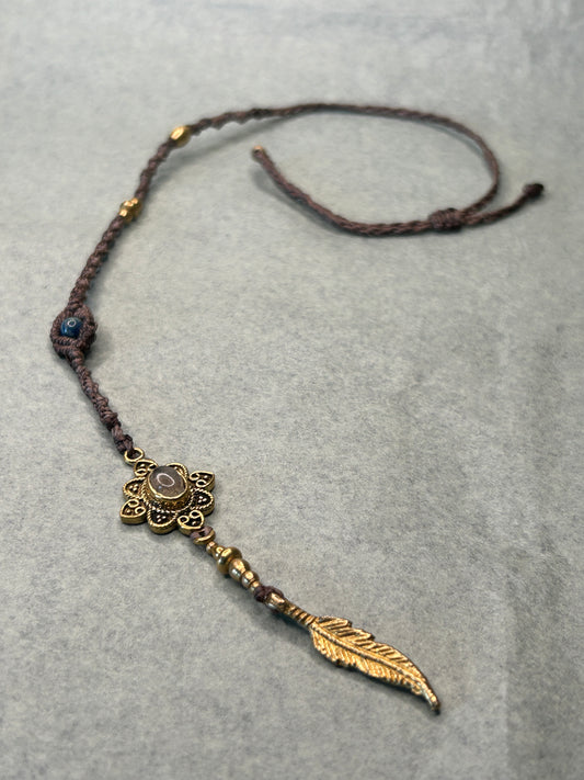 Treccina Labradorite e Lapis