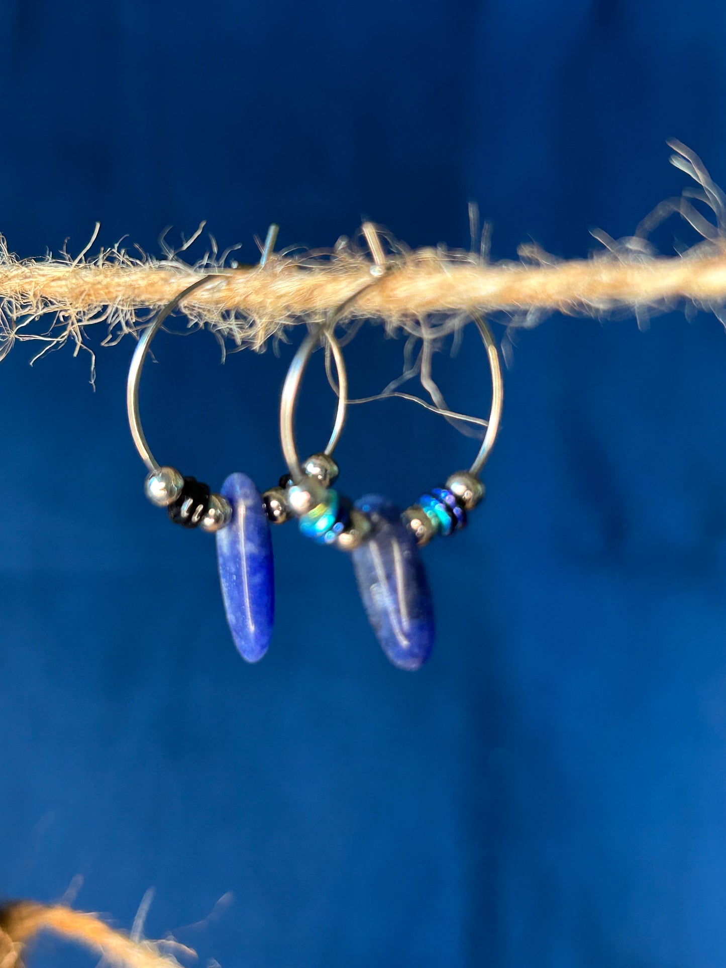 Orecchini Sodalite
