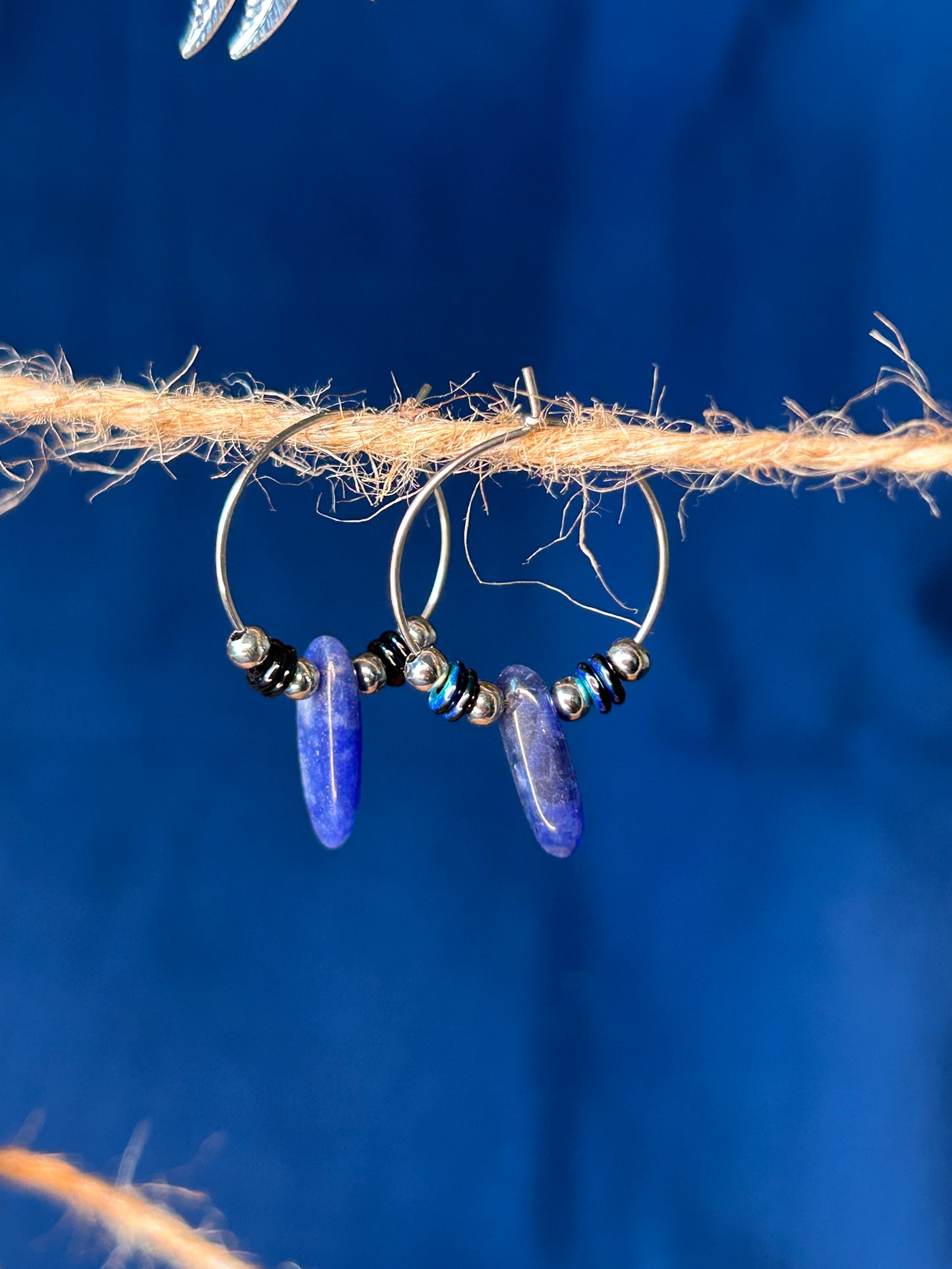 Orecchini Sodalite