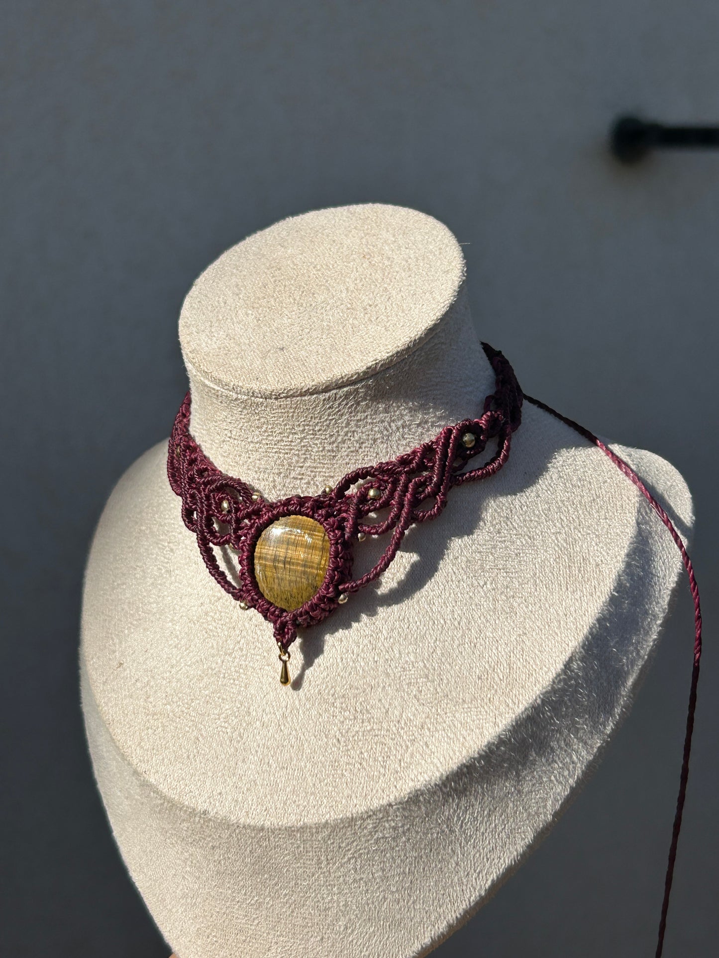 Collana LEYLA con Occhio di tigre