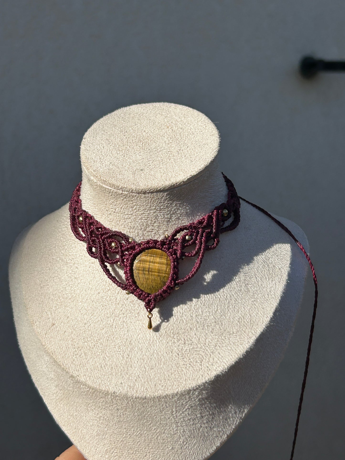 Collana LEYLA con Occhio di tigre