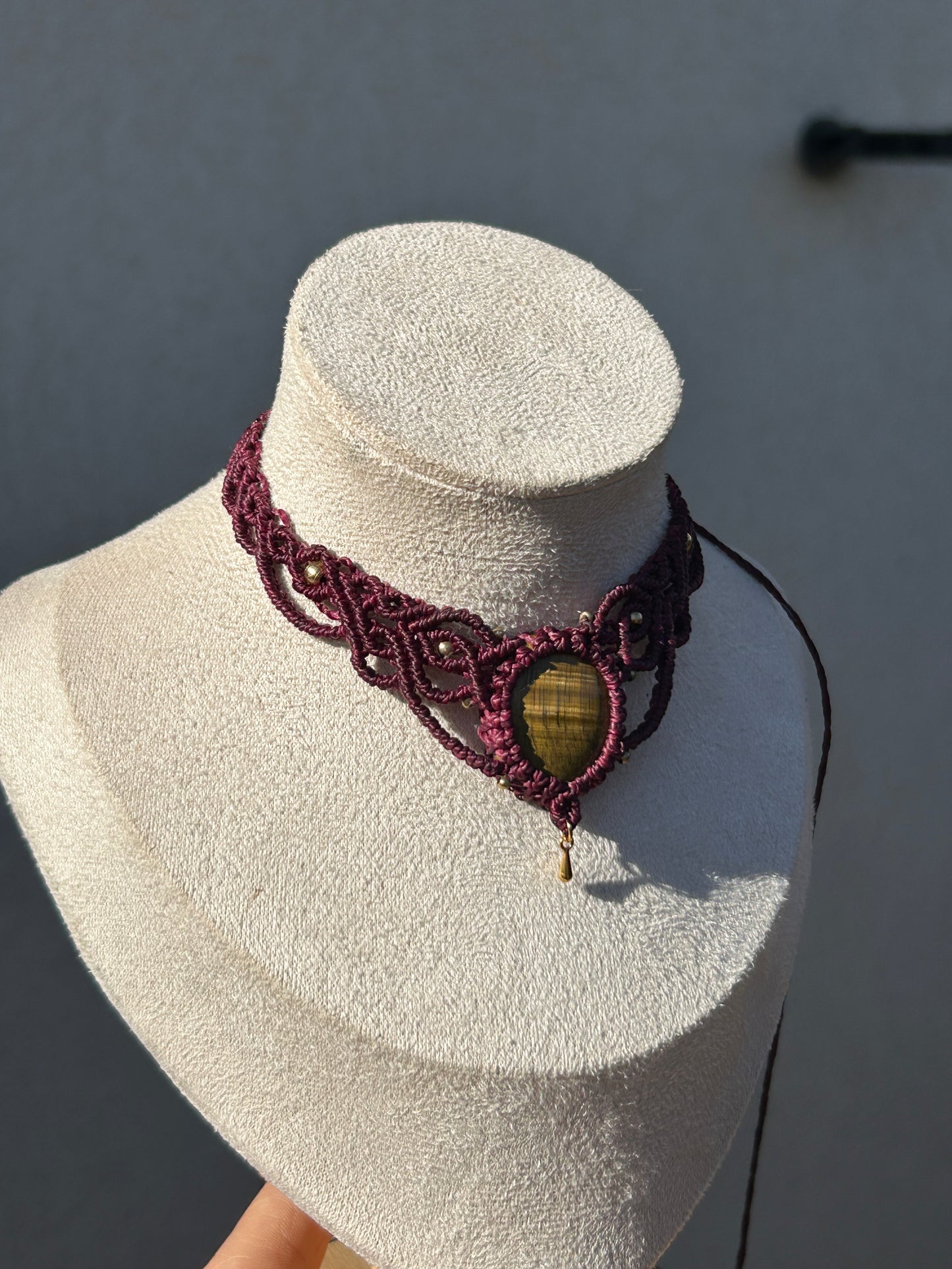 Collana LEYLA con Occhio di tigre