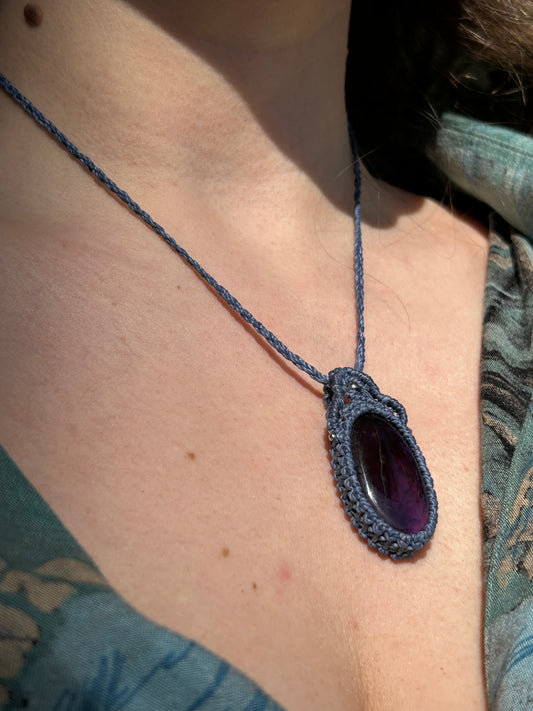 Collana AURA con Ametista