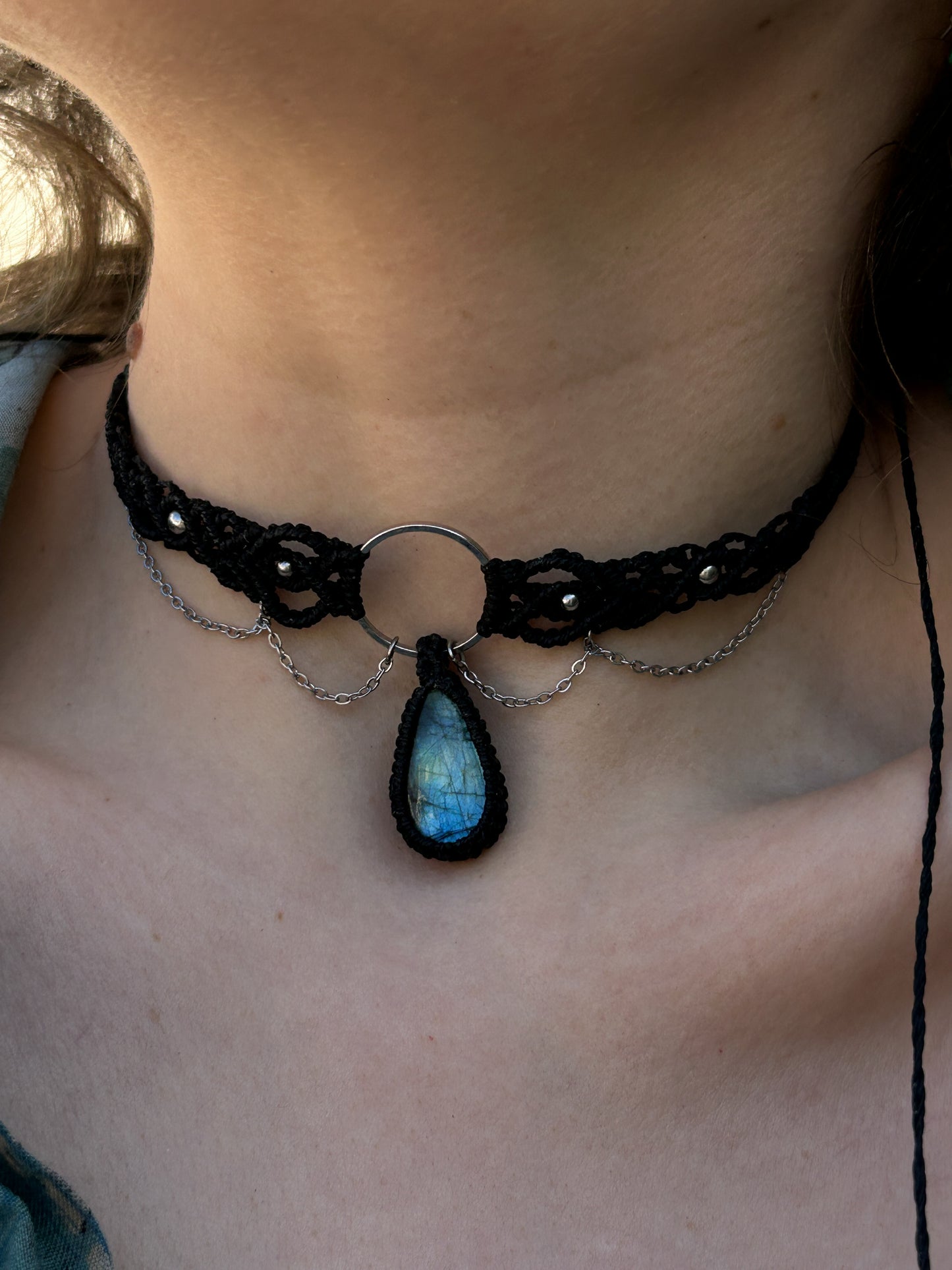 Choker LOLITA con Labradorite
