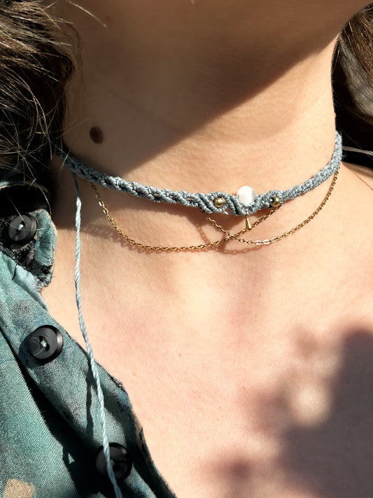 Choker ARYA con Selenite