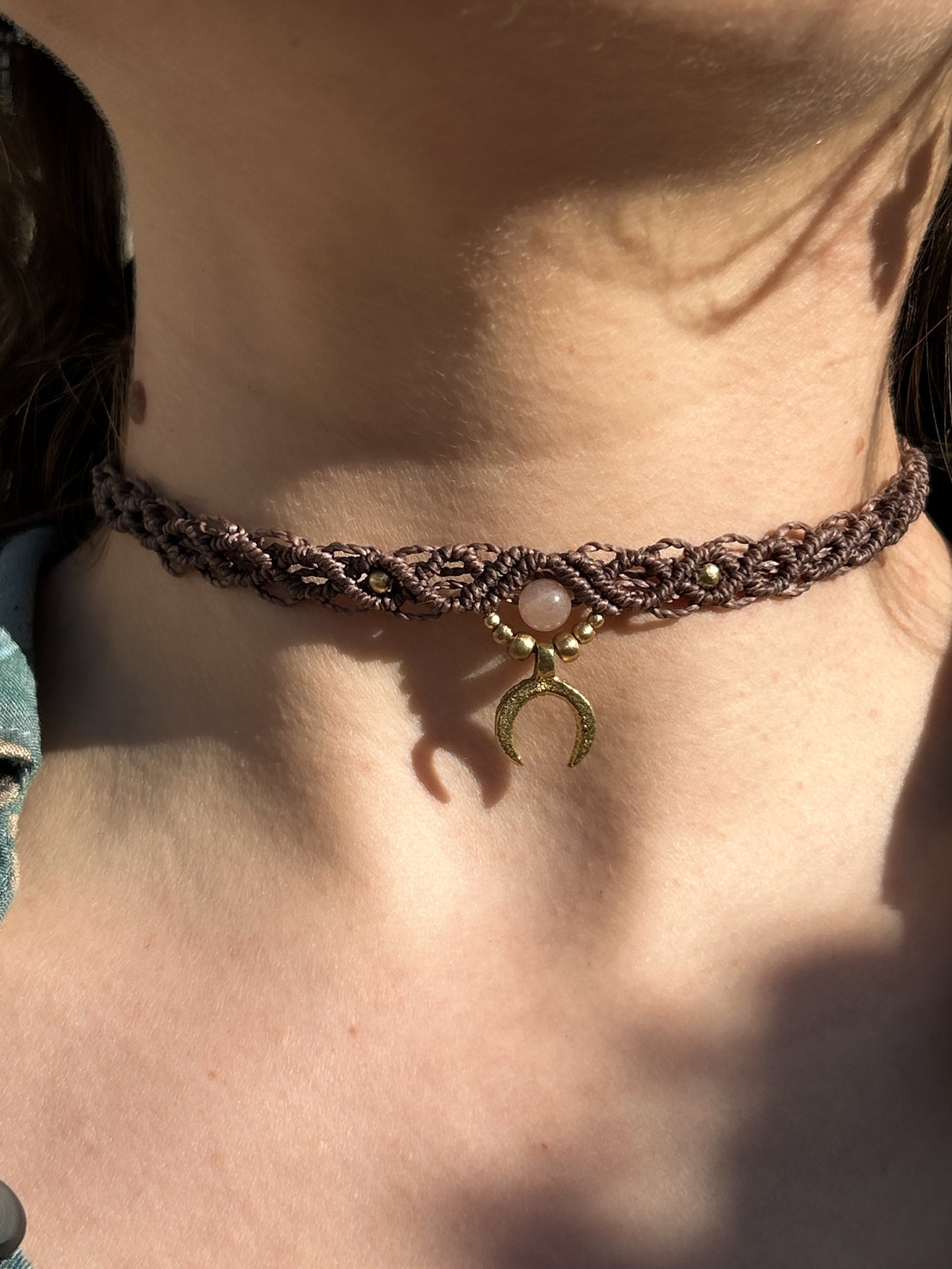 Choker LUNATICA con Pietra di Luna