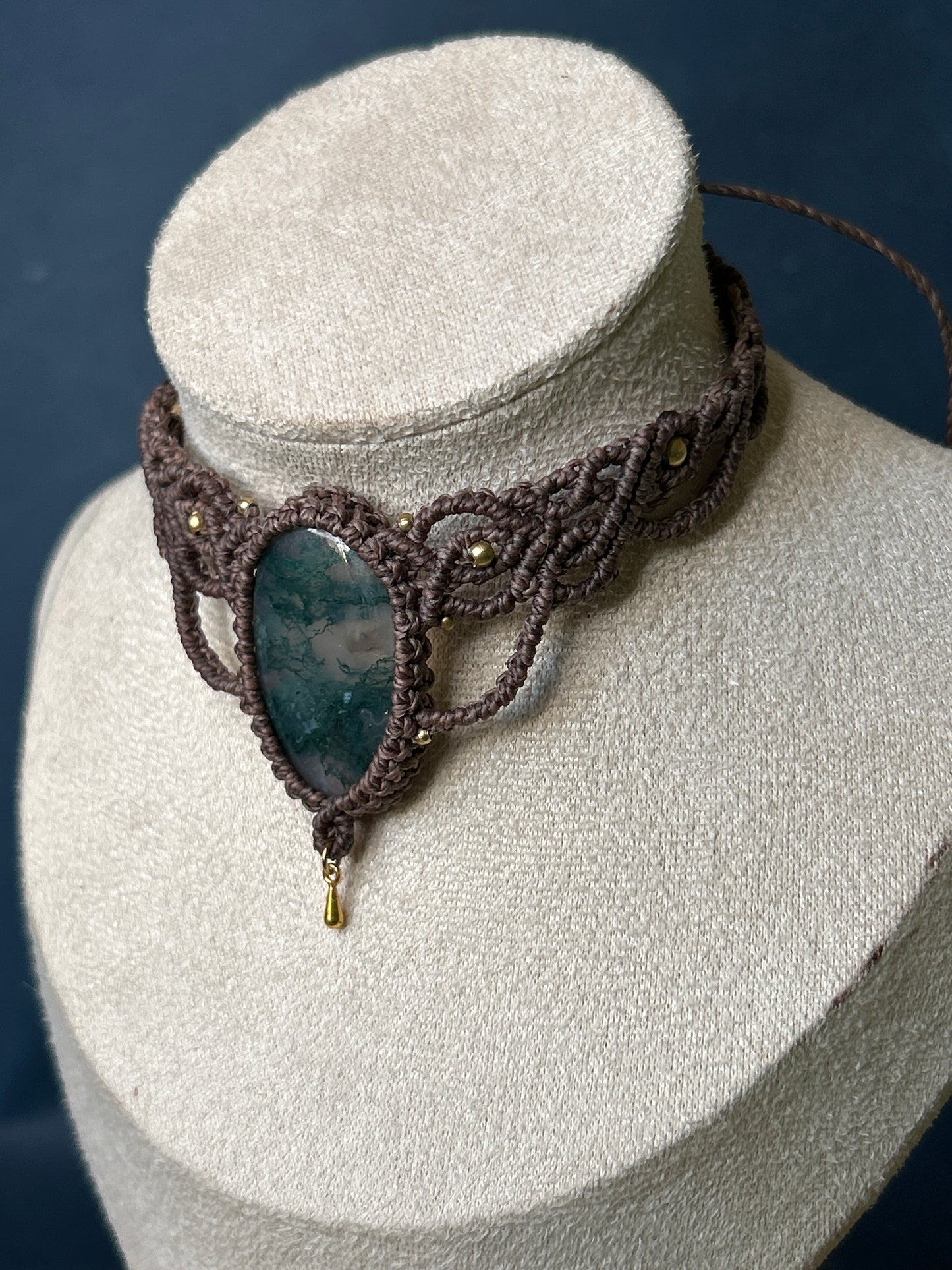 Collana LEYLA con Agata muschiata