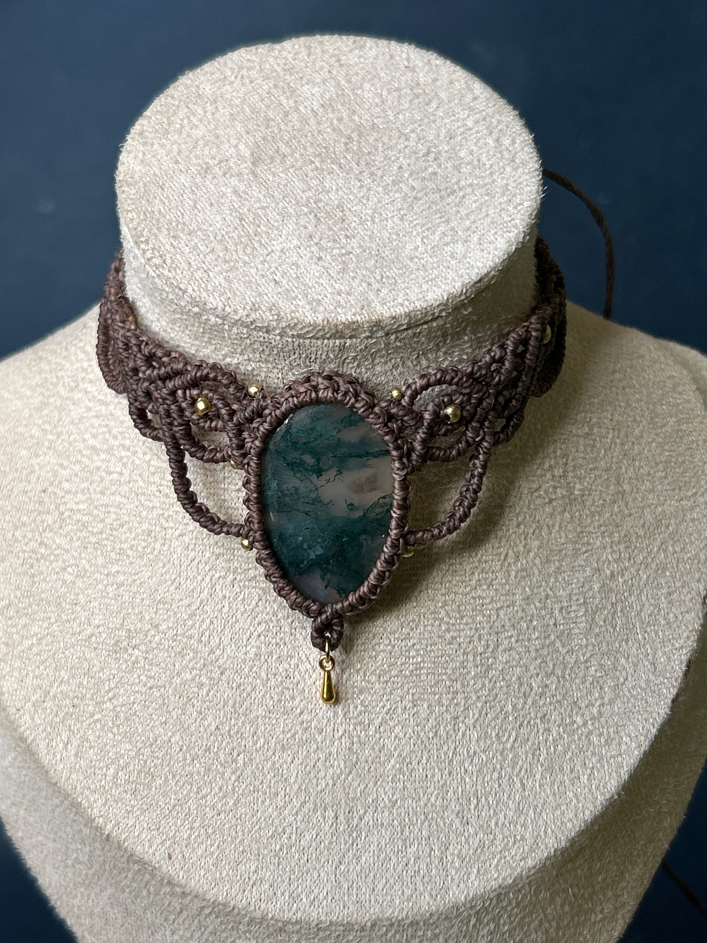 Collana LEYLA con Agata muschiata