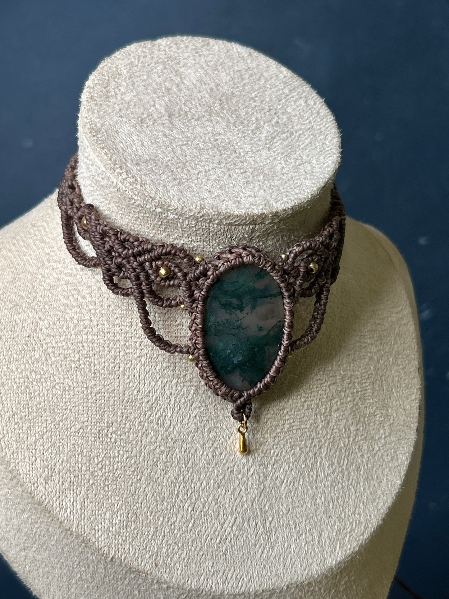 Collana LEYLA con Agata muschiata