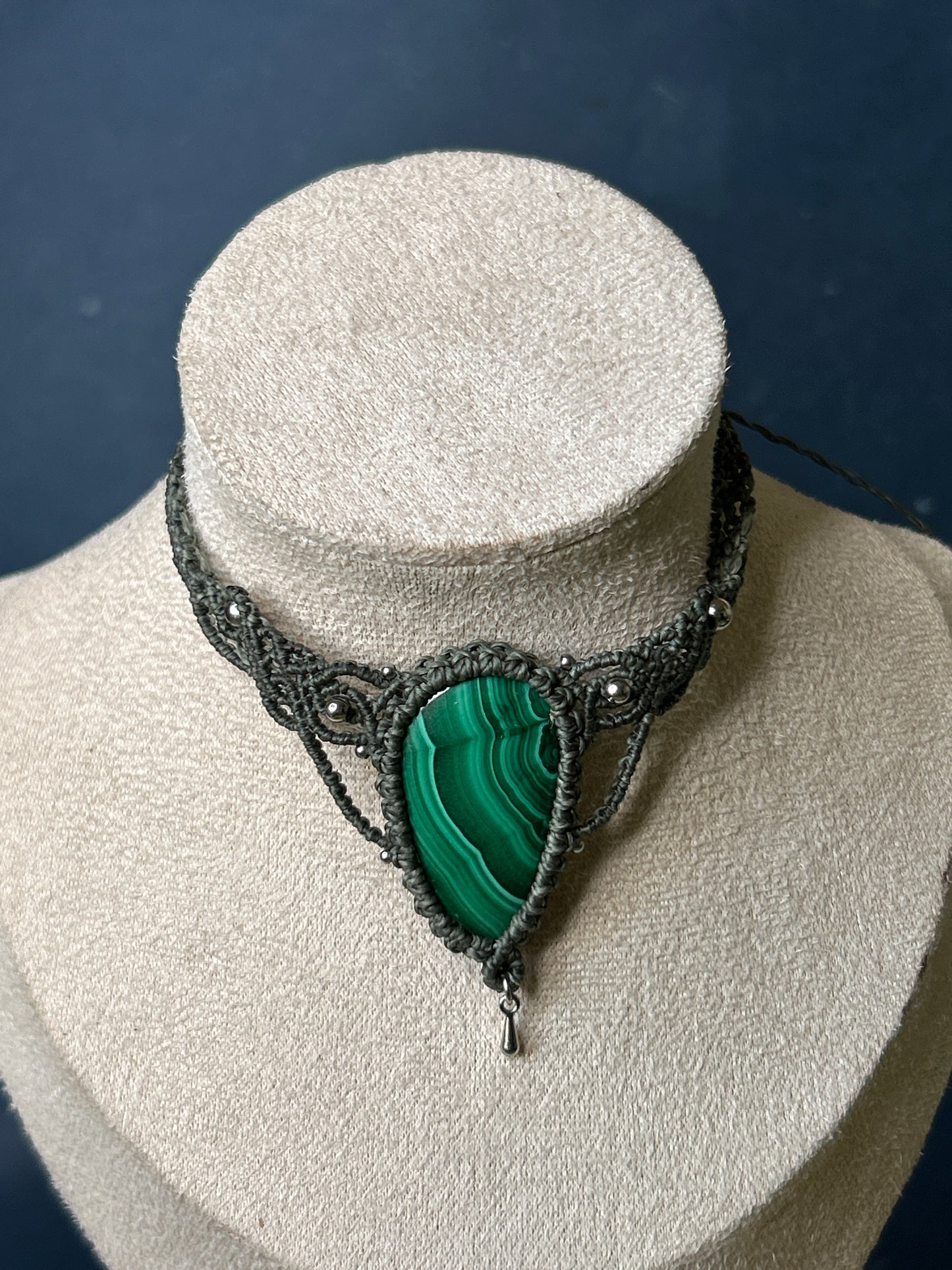 Collana LEYLA con Malachite