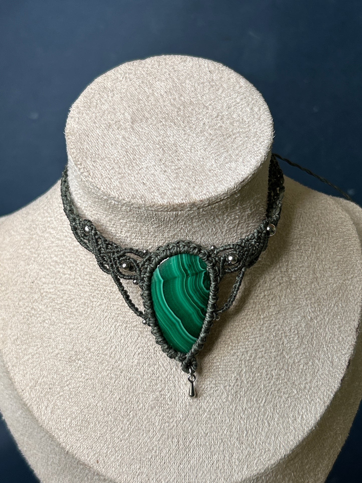 Collana LEYLA con Malachite