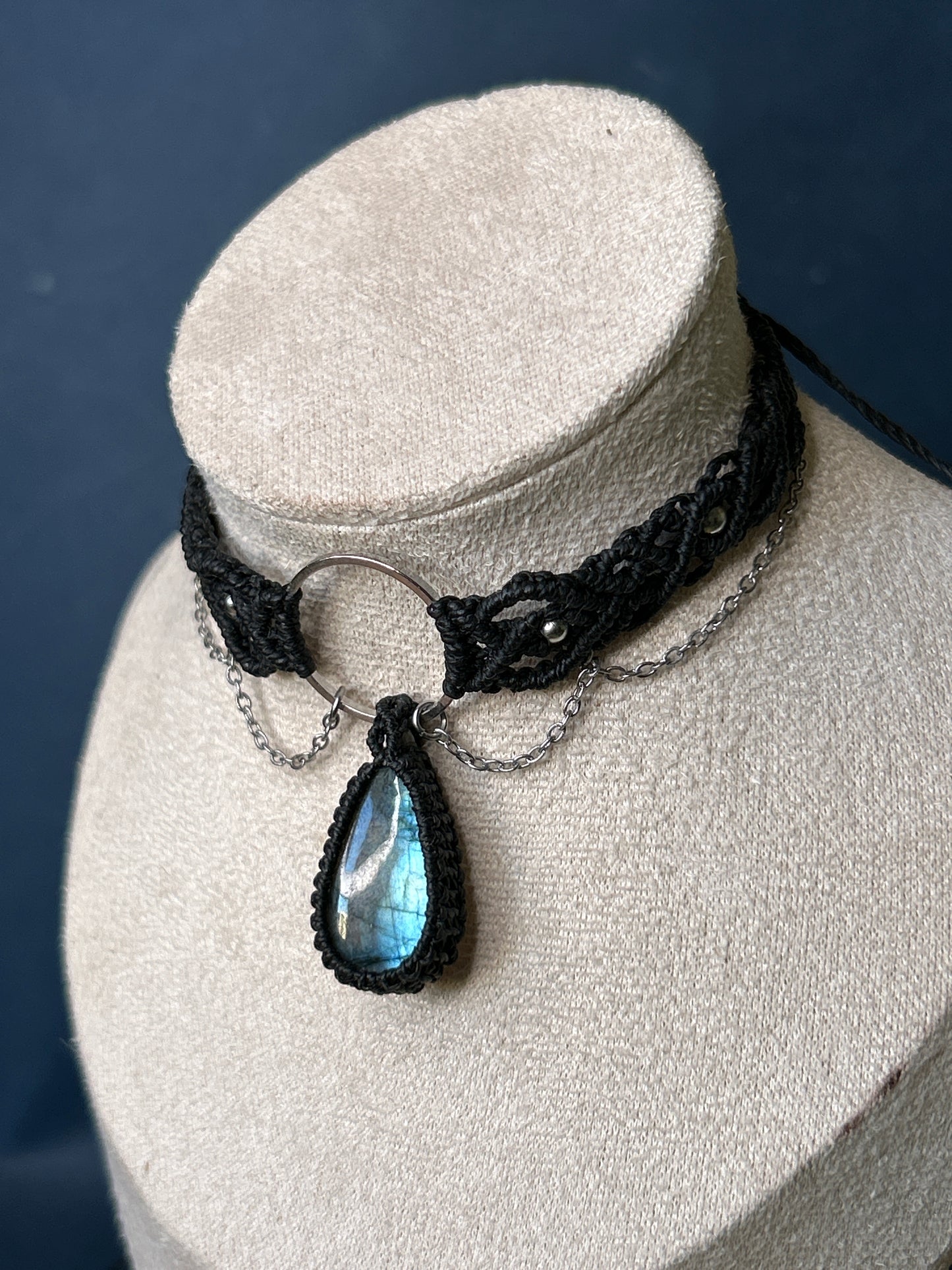 Choker LOLITA con Labradorite