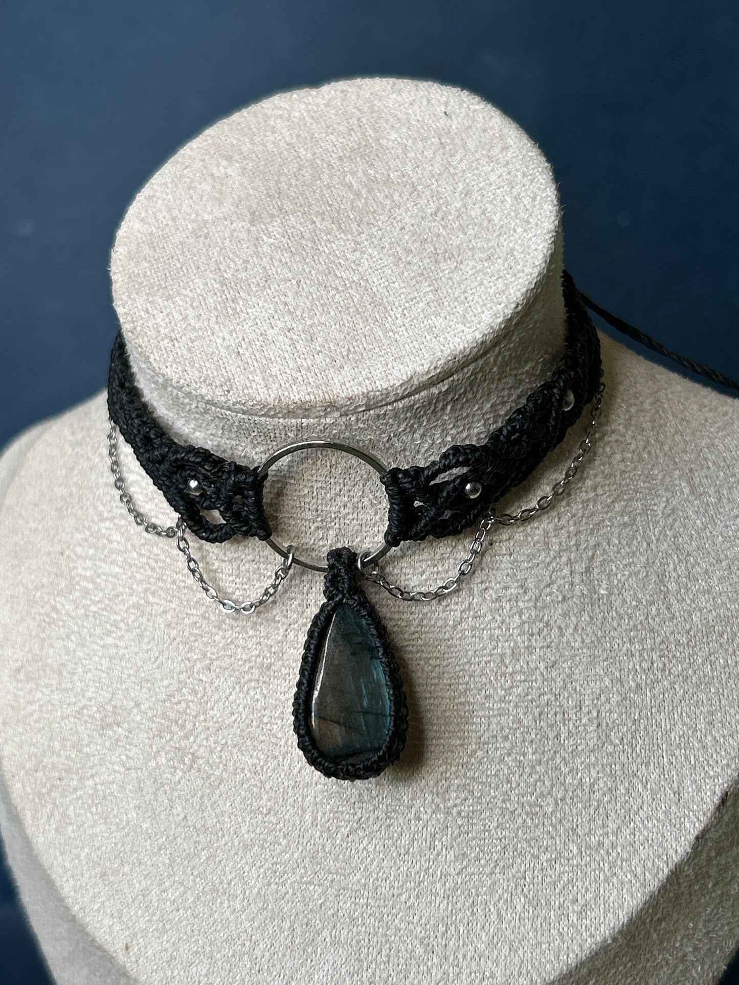 Choker LOLITA con Labradorite