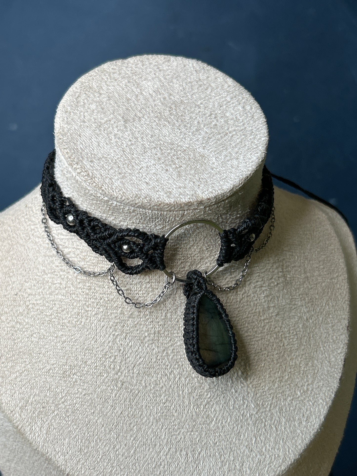 Choker LOLITA con Labradorite