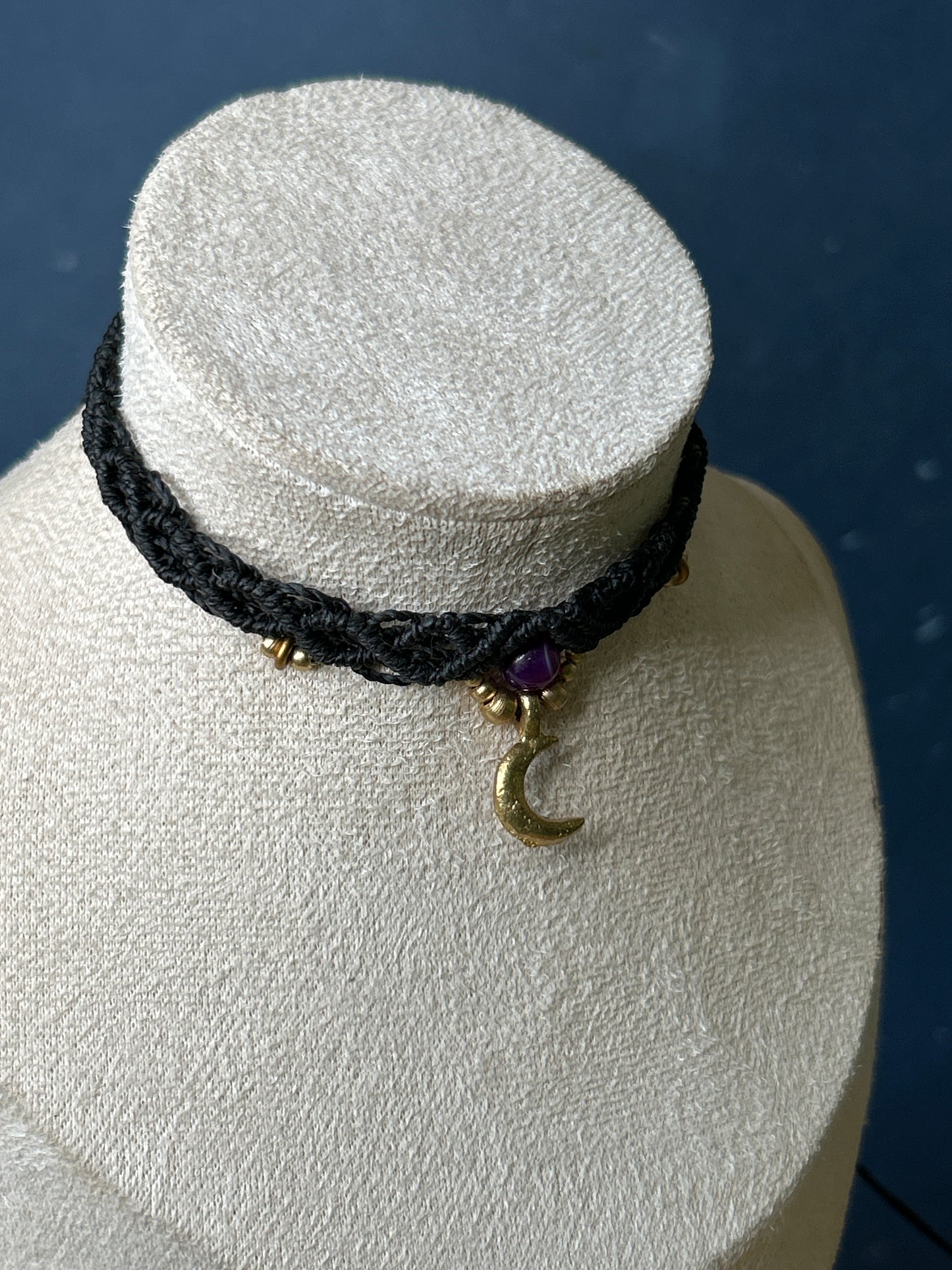 Choker LUNATICA con Ametista