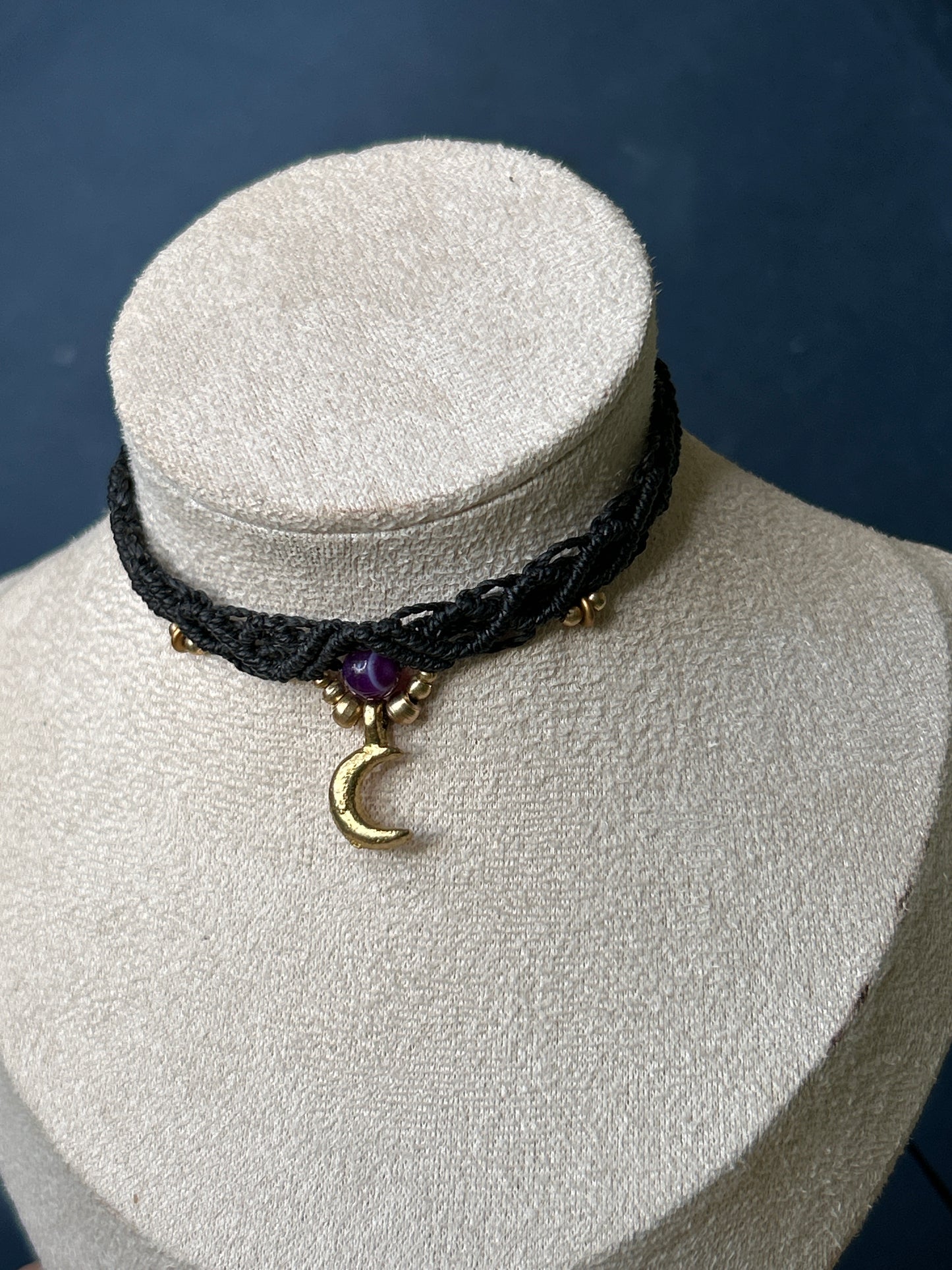 Choker LUNATICA con Ametista
