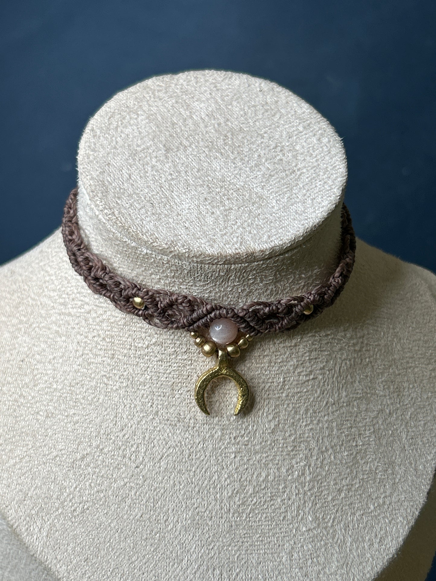 Choker LUNATICA con Pietra di Luna