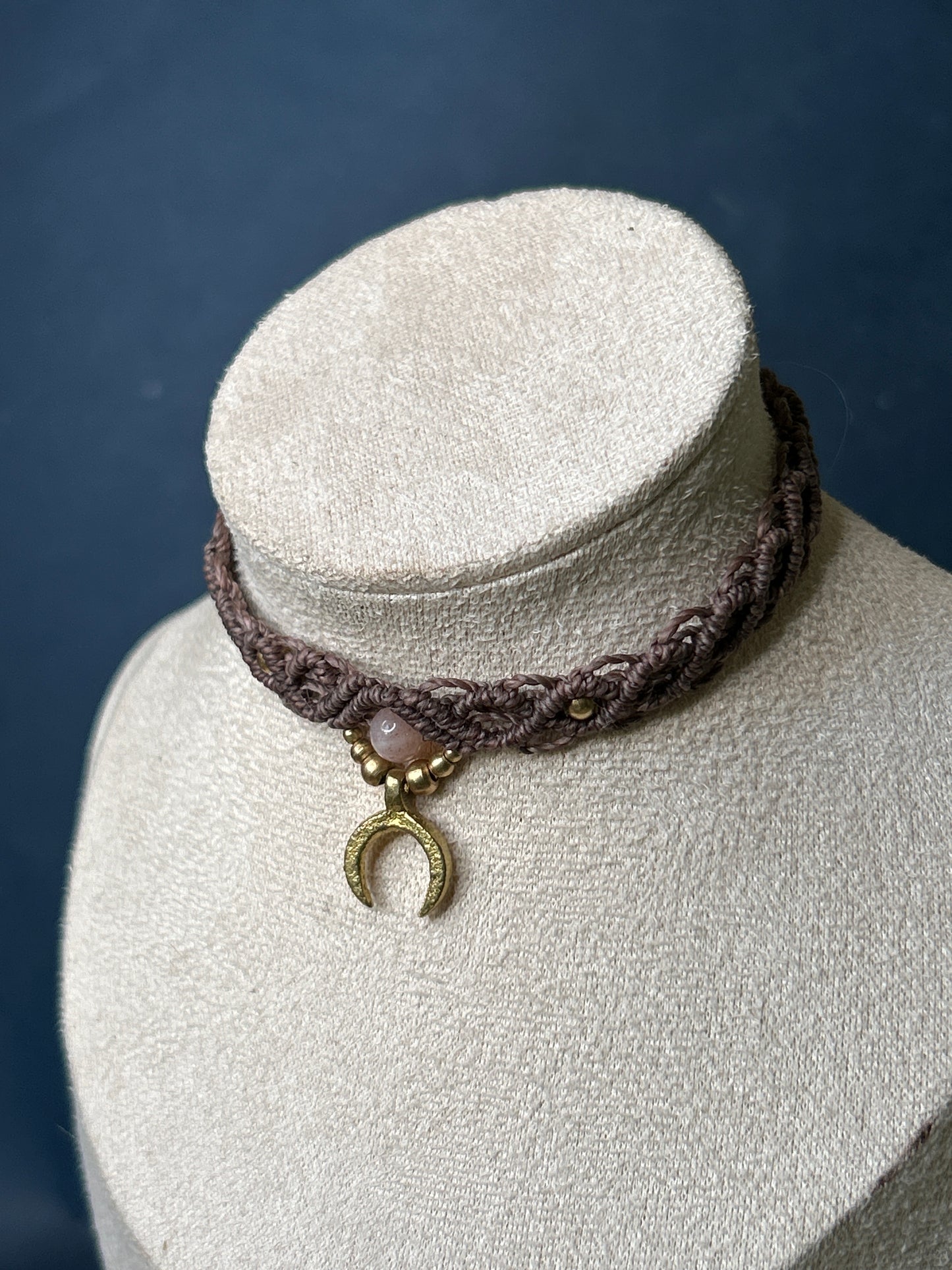 Choker LUNATICA con Pietra di Luna