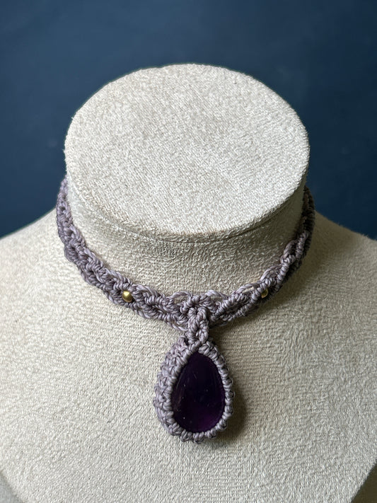 Choker AMELIE con Ametista