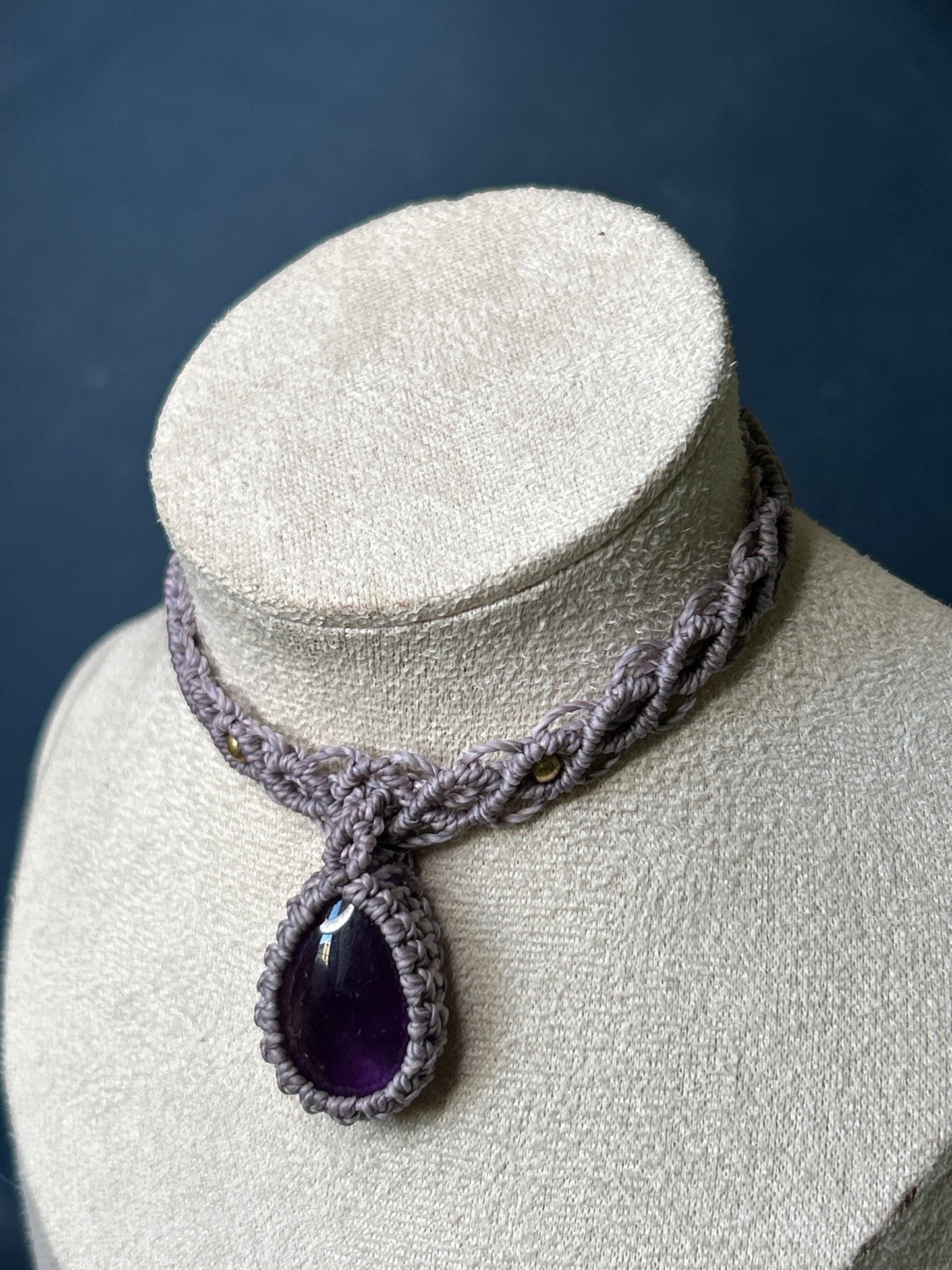 Choker AMELIE con Ametista