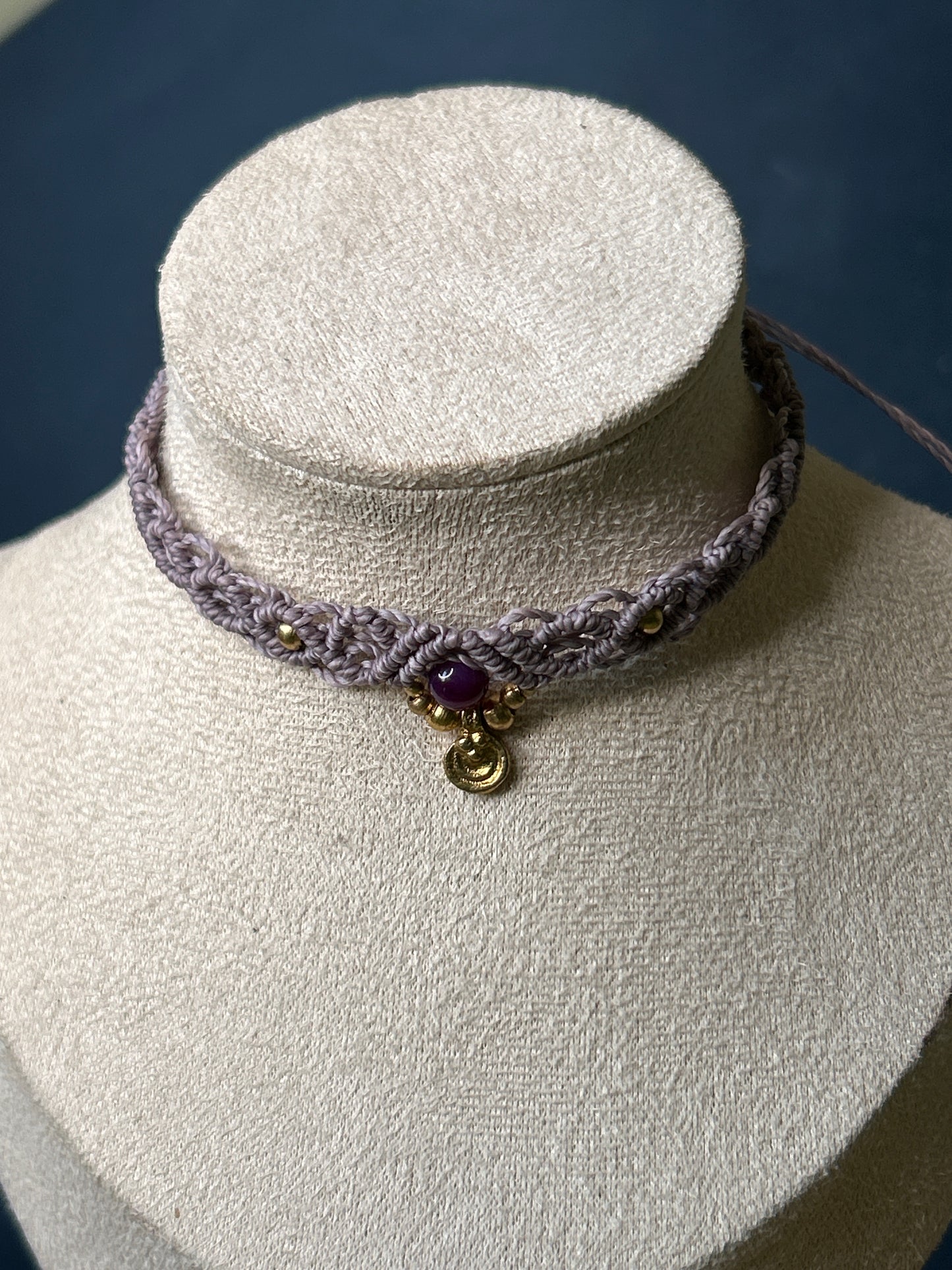 Choker LUNATICA con Ametista