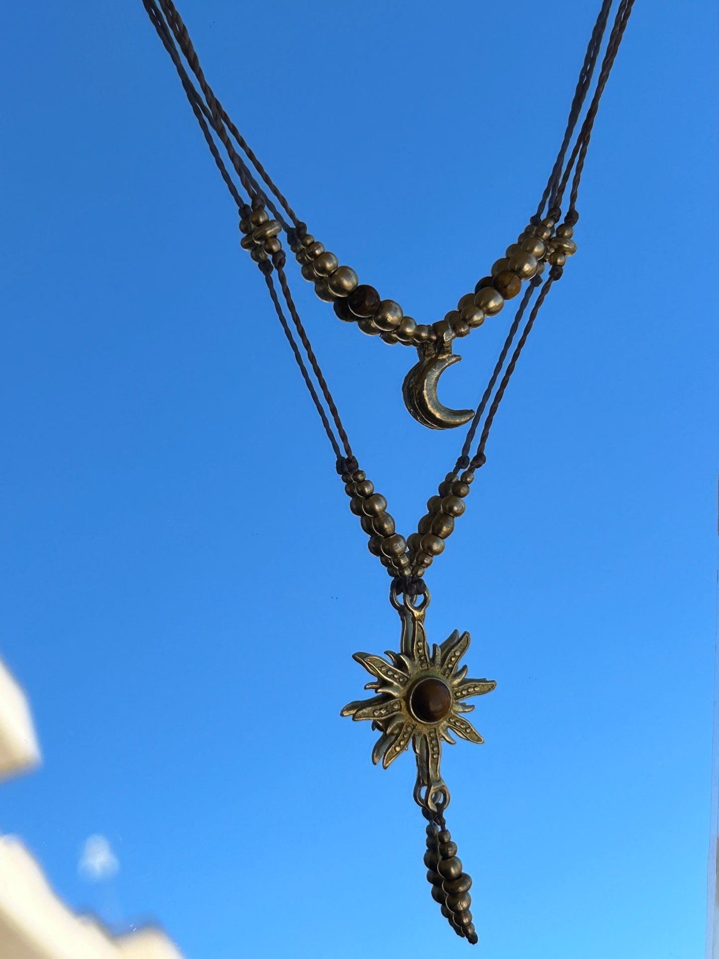 Collana SELENE con Occhio di tigre